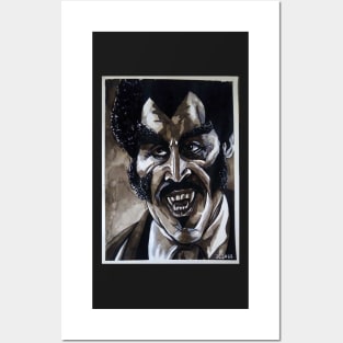 Blacula "Barbarity" portrait (original) Posters and Art